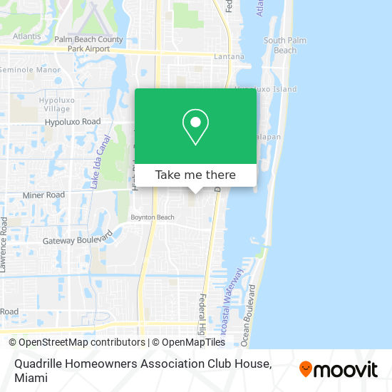 Quadrille Homeowners Association Club House map