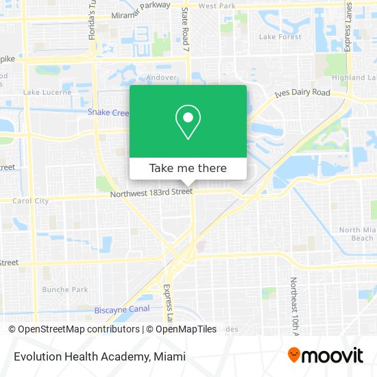 Mapa de Evolution Health Academy