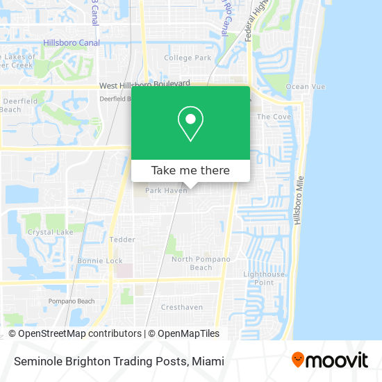 Seminole Brighton Trading Posts map