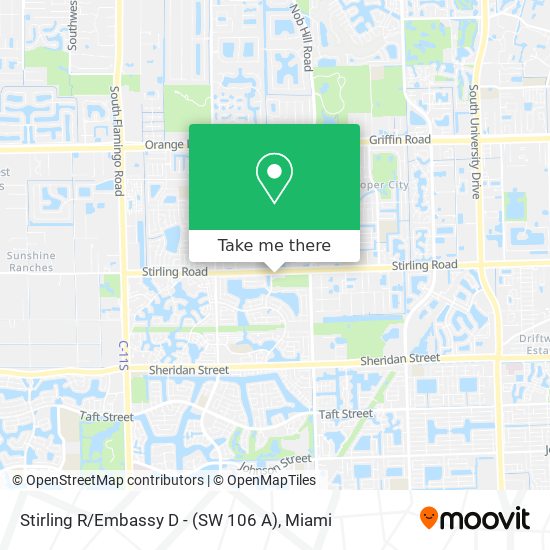 Mapa de Stirling R / Embassy D - (SW 106 A)