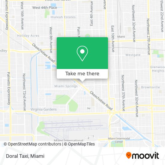 Mapa de Doral Taxi