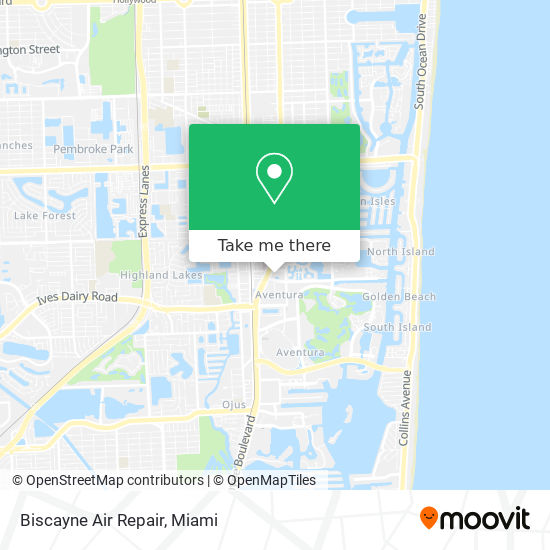 Biscayne Air Repair map