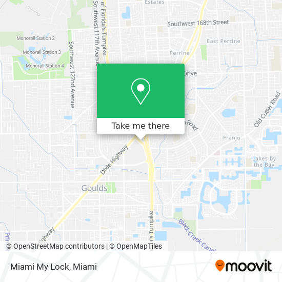 Mapa de Miami My Lock
