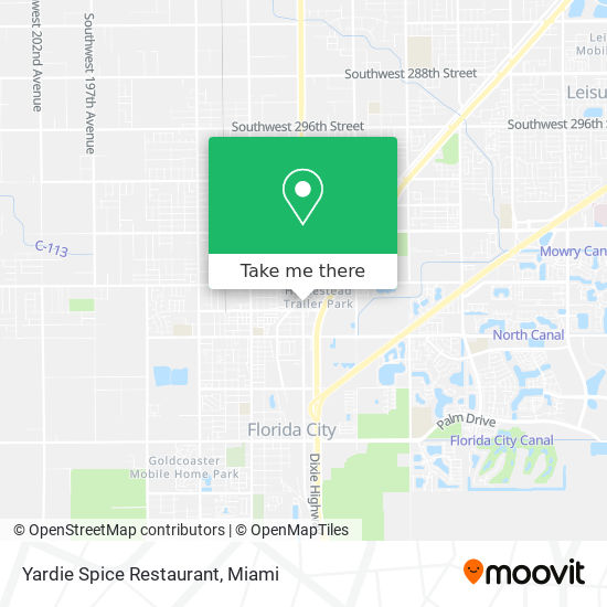 Yardie Spice Restaurant map