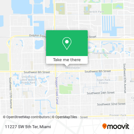 11227 SW 5th Ter map