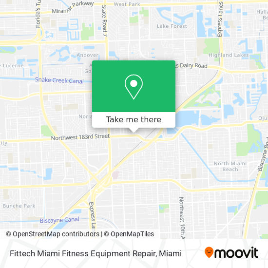 Mapa de Fittech Miami Fitness Equipment Repair