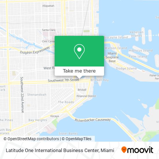 Mapa de Latitude One International Business Center