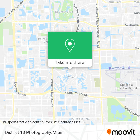 District 13 Photography map