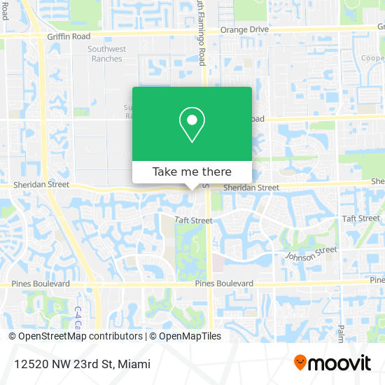 Mapa de 12520 NW 23rd St