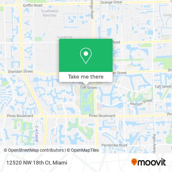 12520 NW 18th Ct map