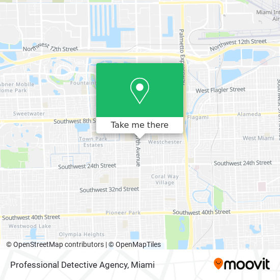 Professional Detective Agency map
