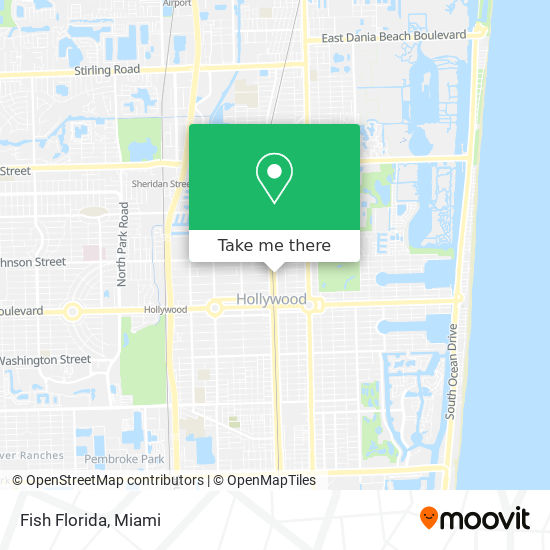 Mapa de Fish Florida