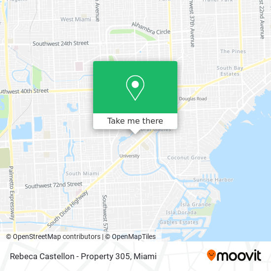 Rebeca Castellon - Property 305 map