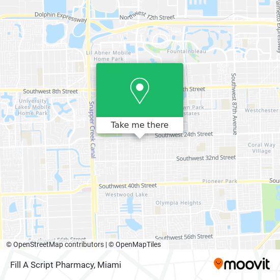 Fill A Script Pharmacy map