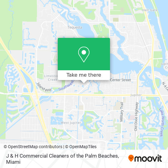 Mapa de J & H Commercial Cleaners of the Palm Beaches
