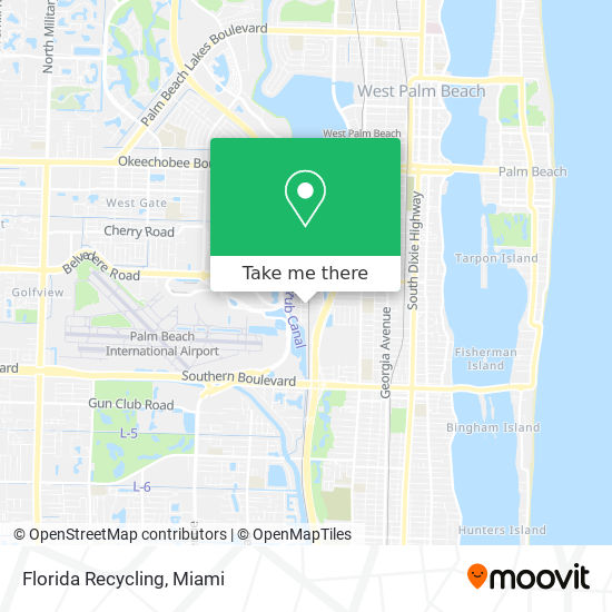 Florida Recycling map