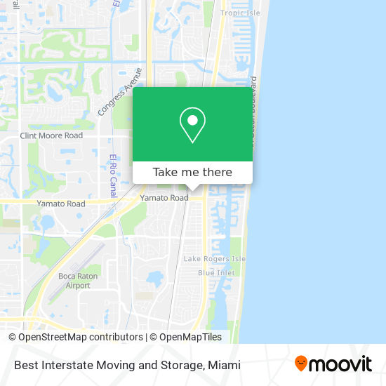 Mapa de Best Interstate Moving and Storage