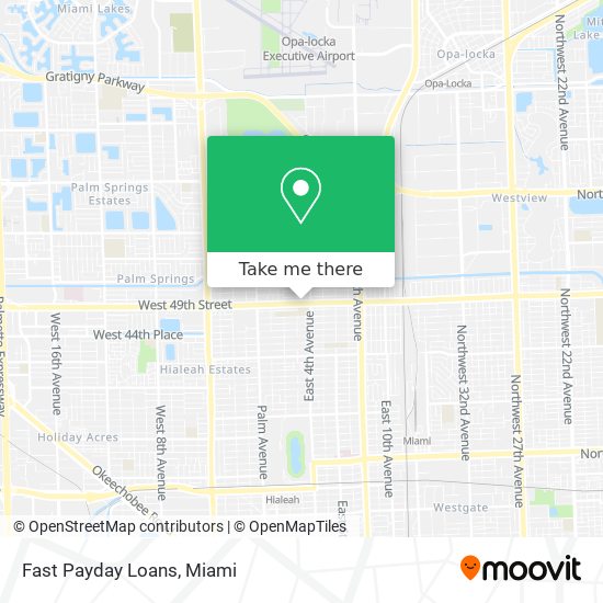 Mapa de Fast Payday Loans