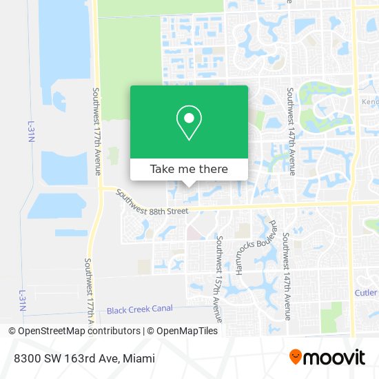 Mapa de 8300 SW 163rd Ave