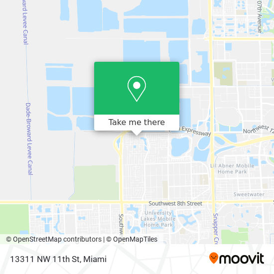 13311 NW 11th St map