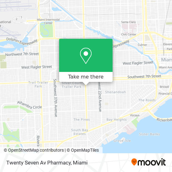 Mapa de Twenty Seven Av Pharmacy