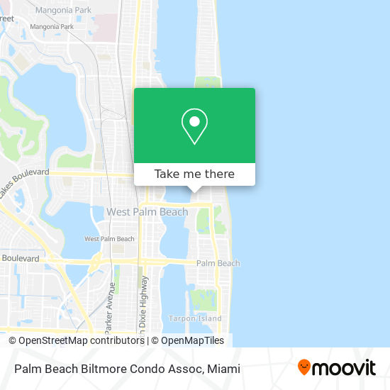 Mapa de Palm Beach Biltmore Condo Assoc