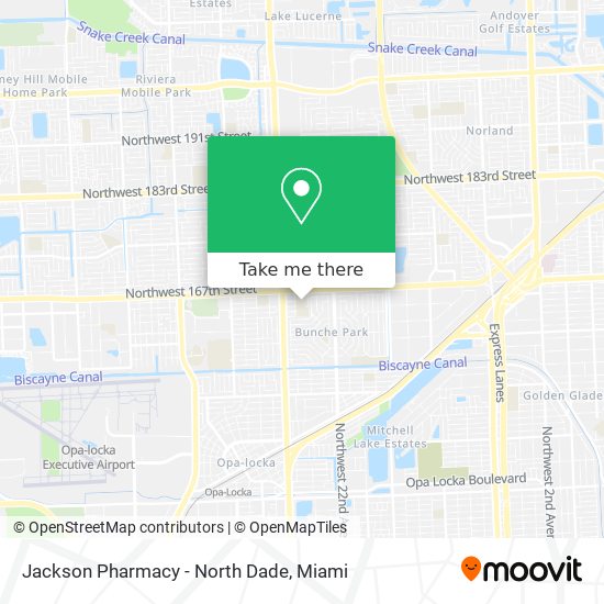 Mapa de Jackson Pharmacy - North Dade