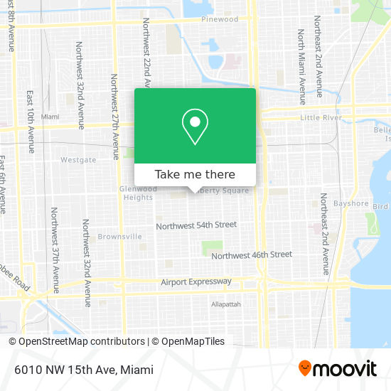 Mapa de 6010 NW 15th Ave