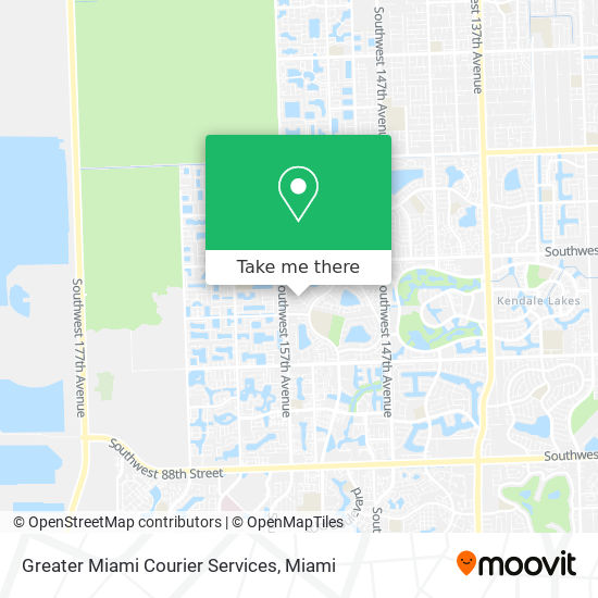 Greater Miami Courier Services map