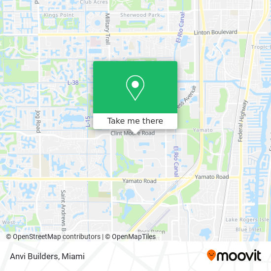 Anvi Builders map