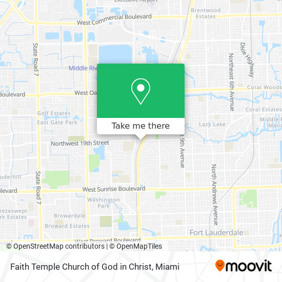 Mapa de Faith Temple Church of God in Christ