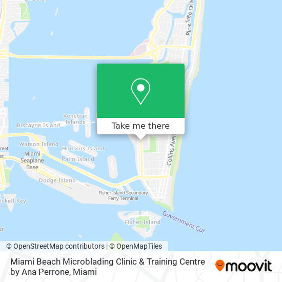 Mapa de Miami Beach Microblading Clinic & Training Centre by Ana Perrone
