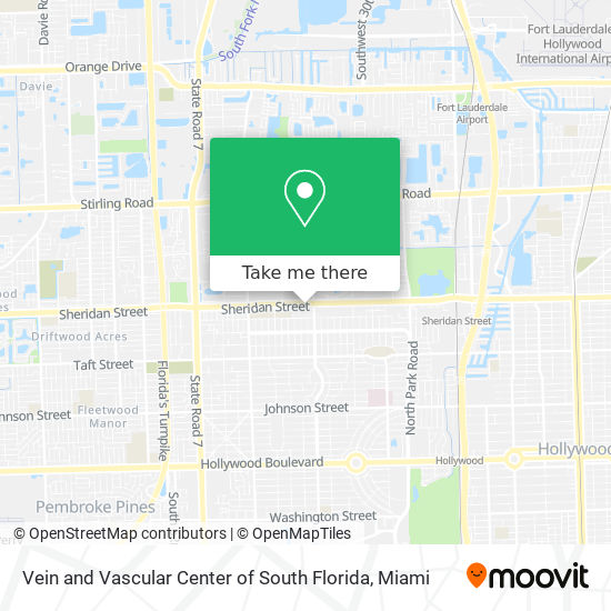 Mapa de Vein and Vascular Center of South Florida