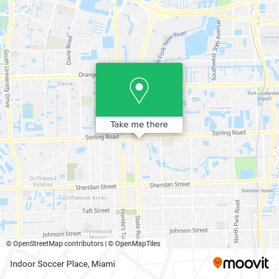 Indoor Soccer Place map