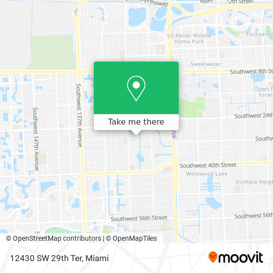 12430 SW 29th Ter map