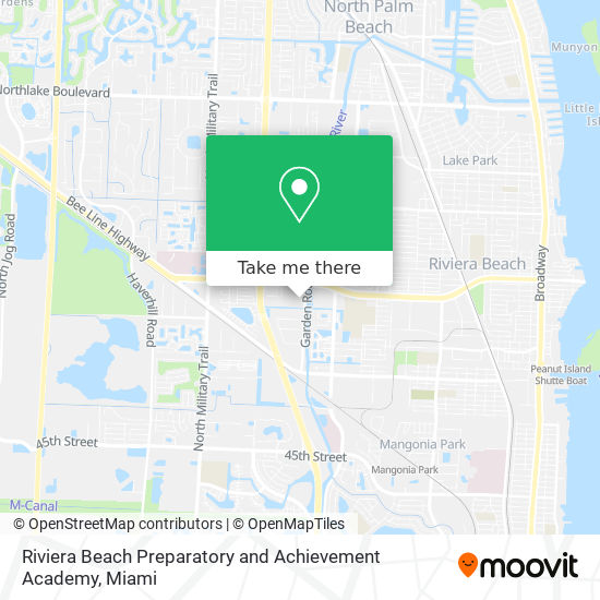 Mapa de Riviera Beach Preparatory and Achievement Academy