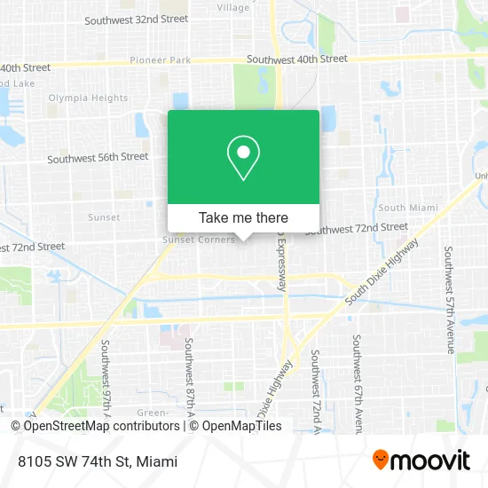 8105 SW 74th St map