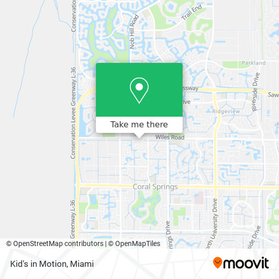 Kid's in Motion map