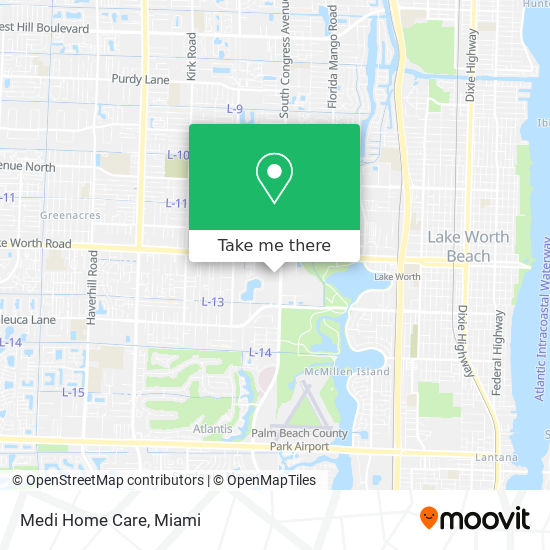 Medi Home Care map