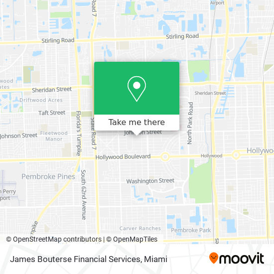 Mapa de James Bouterse Financial Services