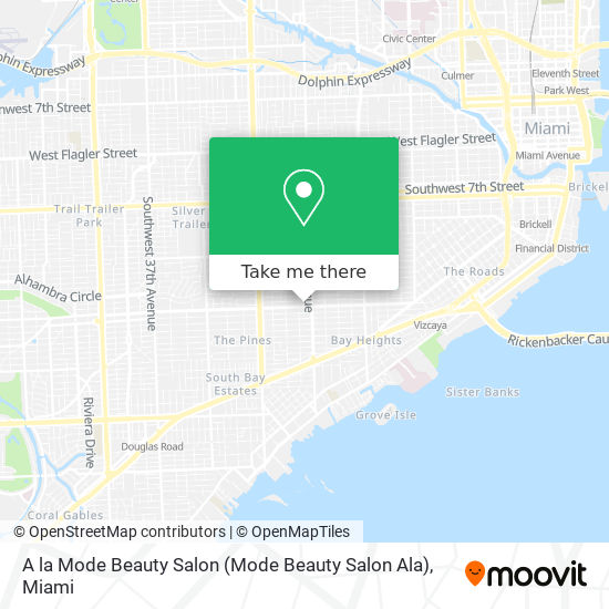 A la Mode Beauty Salon (Mode Beauty Salon Ala) map