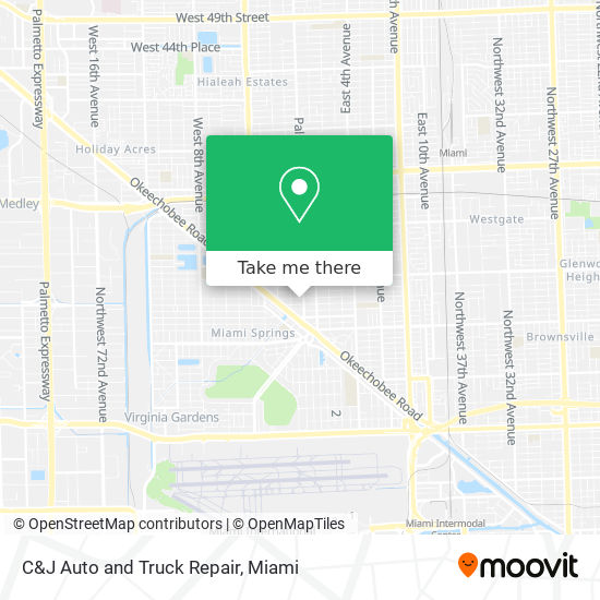 C&J Auto and Truck Repair map