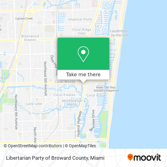 Libertarian Party of Broward County map