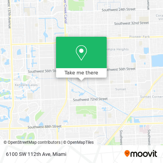 Mapa de 6100 SW 112th Ave