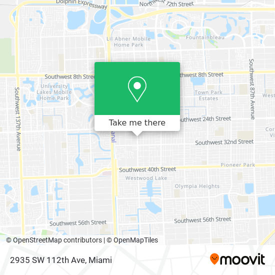 2935 SW 112th Ave map