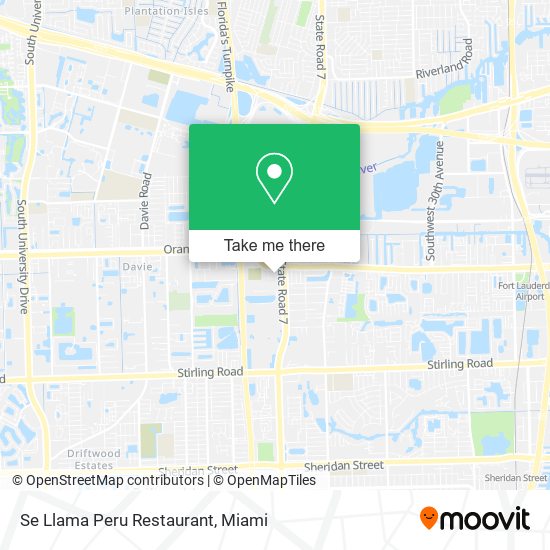 Se Llama Peru Restaurant map