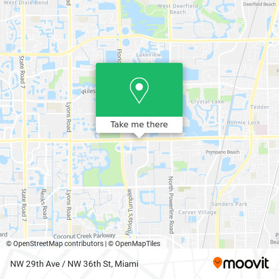 NW 29th Ave / NW 36th St map