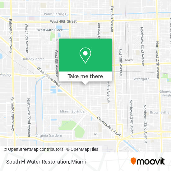 Mapa de South Fl Water Restoration