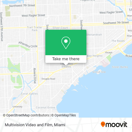 Multivision Video and Film map