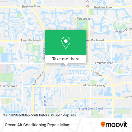 Ocean Air Conditioning Repair map